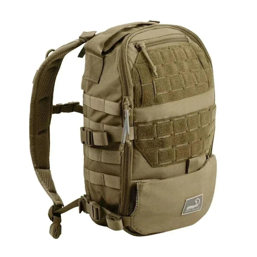 AMAP III Assault Pack in olive drab nylon with MOLLE webbing, zippered compartments, and padded shoulder straps
